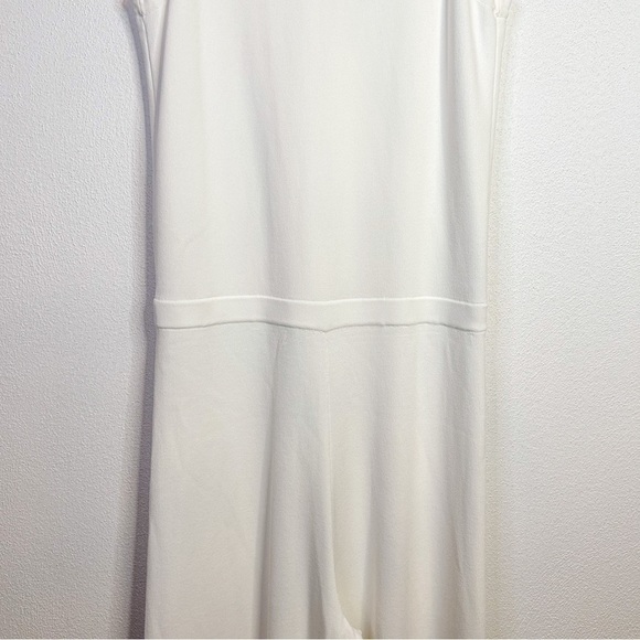 Theory Wrap Bodysuit Lustrate Jumpsuit White Small - Picture 9 of 16